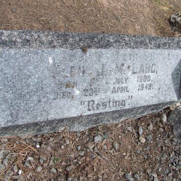 LANG Glen J.M. 1880-1949