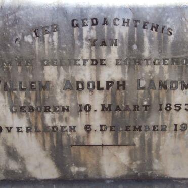 LANDMAN Willem Adolph 1853-1930
