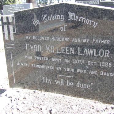 LAWLOR Cyril Killeen -1965