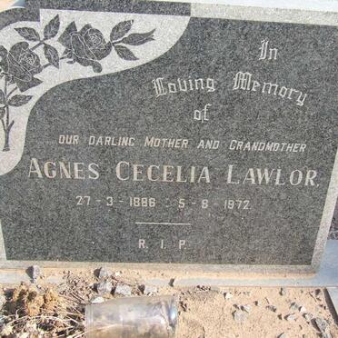 LAWLOR Agnes Cecelia 1886-1972