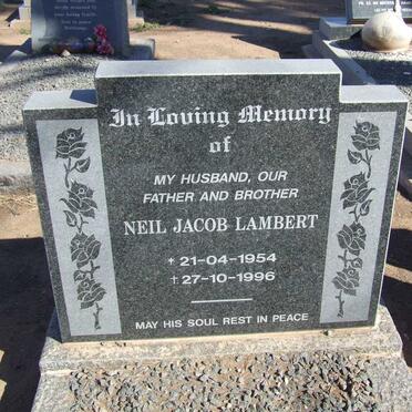 LAMBERT Neil Jacob 1954-1996