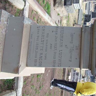 LUDWIG Hermann 1837-1918 &amp; Charlotte Bacon 1836-1912