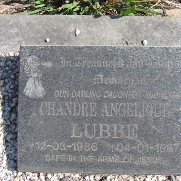 LUBBE Chandre Angelique 1986-1987