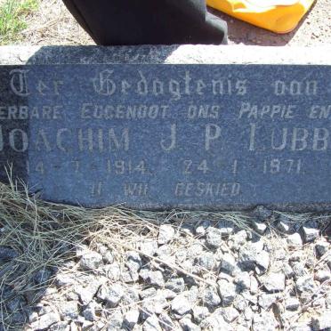 LUBBE Joachim J.P. 1914-1971
