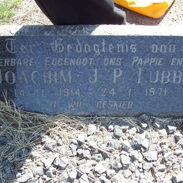 LUBBE Joachim J.P. 1914-1971