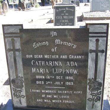 LUPPNOW Catharina Ada Maria 1896-1969