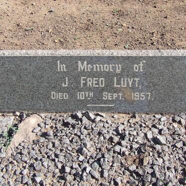 LUYT J. Fred -1957