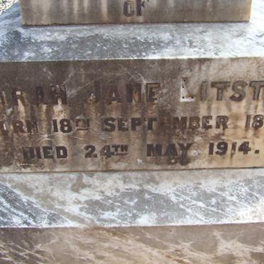 LITSTER Sarah Jane 1849-1914