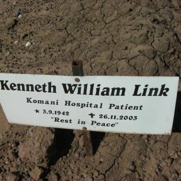 LINK Kenneth William 1942-2003