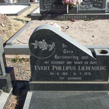 LIEBENBERG Evert Phillipus 1915-1979