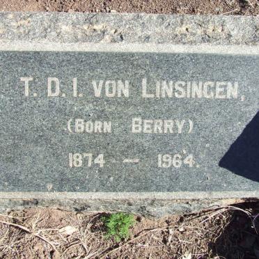 LINSINGEN F.C.R., von 1867-1926 &amp; T.D.I. BERRY 1874-1964