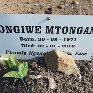 MTONGANA Bongiwe 1971-2010