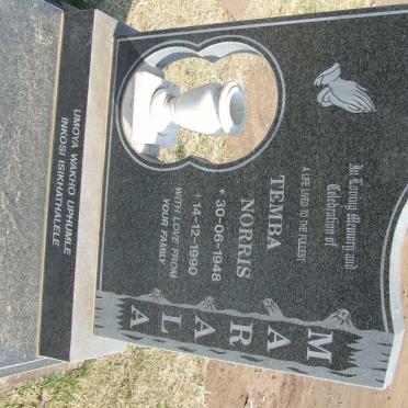 MARALA Temba Norris 1948-1990
