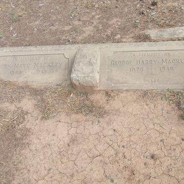 MACKLEY George Harry 1876-1946 &amp; Edith Mary 1885-1943