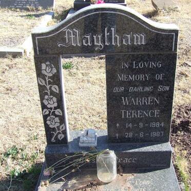 MAYTHAM Warren Terence 1984-1987