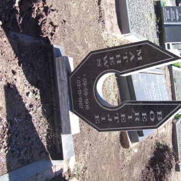 MATHEWS Boerietjie 1916-1987