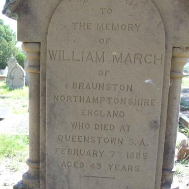 MARCH William -1885