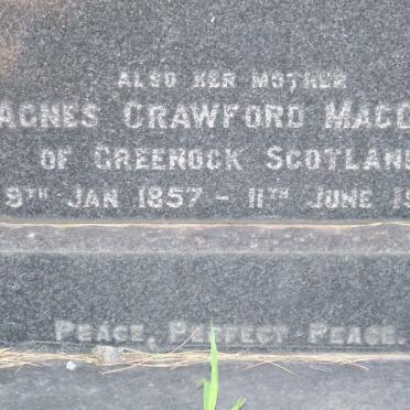 MAGGILL Agnes Crawford 1857-1941
