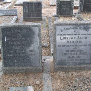 MAITLAND Lawrence Albert 1897-1973 &amp; Constance Annie 1902-1982 :: MAITLAND Victor Quail 19?-19?