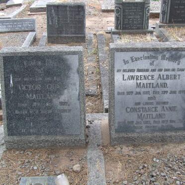 MAITLAND Lawrence Albert 1897-1973 &amp; Constance Annie 1902-1982 :: MAITLAND Victor Quail 19?-19?