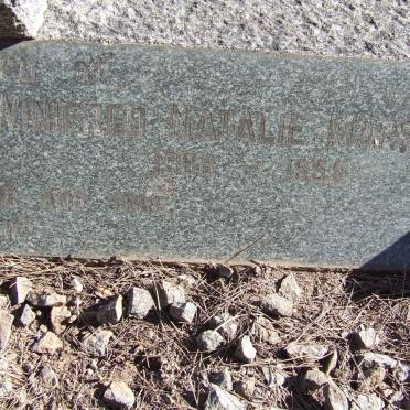 MARSHALL Durban Hamilton 1881-1954 &amp; Winifred Natalie 1888-1955