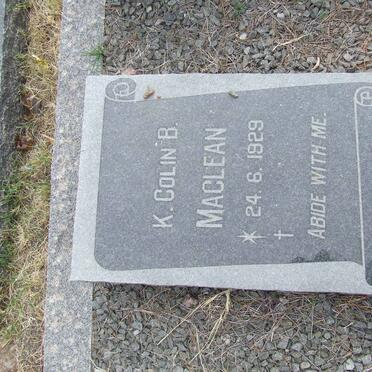 MACLEAN K. Colin B. 1929-