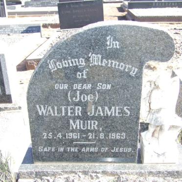 MUIR Walter James 1961-1963