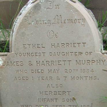MURPHY Ethel Harriet -1884 :: MURPHY Herbert -1886