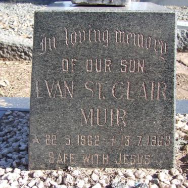 MUIR Evan St. Clair 1962-1968