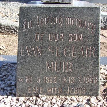 MUIR Evan St. Clair 1962-1968