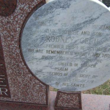 MULLER Rodney Cecil 1950-1994