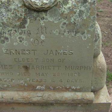 MURPHY Ernest James -1886