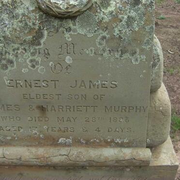 MURPHY Ernest James -1886