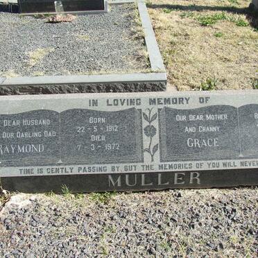 MULLER Raymond 1912-1972 &amp; Grace COOPER 1927-1982