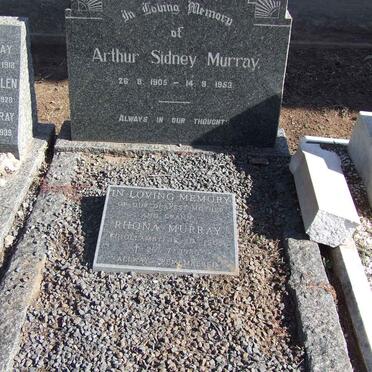 MURRAY Arthur Sidney 1905-1953 &amp; Rhona HOLLAMBY 1905-1980