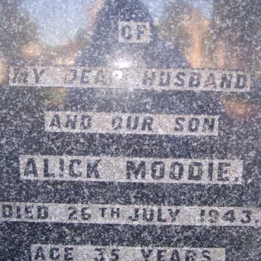 MOODIE Alick -1943
