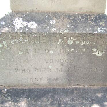 MORRISON Bertie  -1894