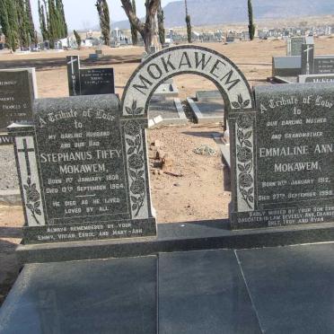 MOKAWEM Stephanus Tiffy 1908-1964 &amp; Emmaline Ann 1912-1999
