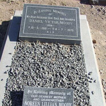 MOODY Daniel Victor 1918-1970 &amp; Noreen Lillian 1924-2005