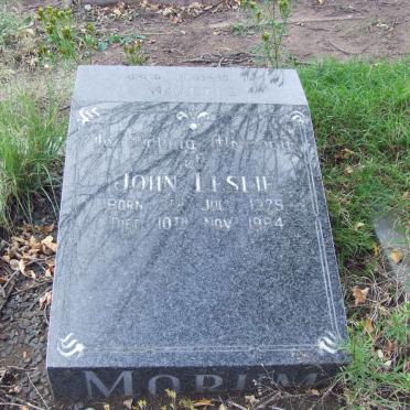 MORUM John Leslie 1929-1984