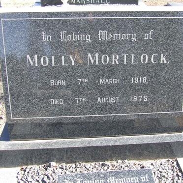 MORTLOCK Molly 1918-1975