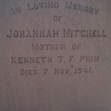 MITCHELL Johannah -1941