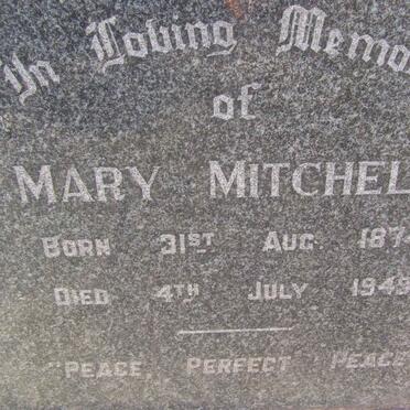 MITCHELL Mary 1874-1949