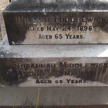 MIDDLEWICK William -1896 &amp; Susannah -1906
