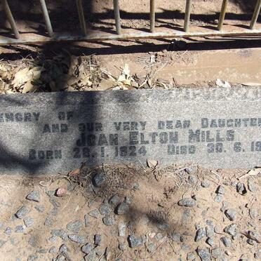 MILLS Joan Elton 1924-1940