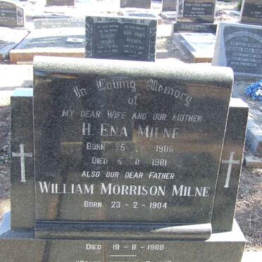 MILNE William Morrison 1904-1988 &amp; Helena 1906-1981