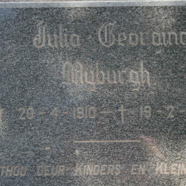 MYBURGH Julia Georgina 1910-1985