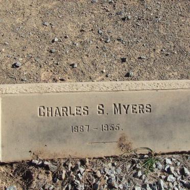 MYERS Charles S. 1887-1955