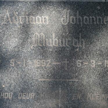 MYBURGH Adriaan Johannes 1892-1979