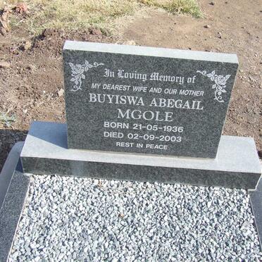MGOLE Buyiswa Abegail 1936-2003